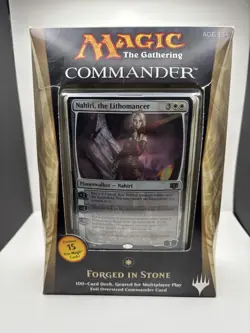 Magic The Gathering Commander Deck Forged In Stone - Image 1