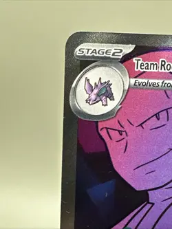 Pokemon TCG Team Rockets Nidoking EX 216/182 Destined Rivals Full Art NM - Image 3