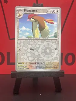 Pidgeotto 017/165 Reverse Holo Scarlet & Violet 151 Pokemon Card TCG 2023 NM - Image 2