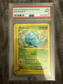 Pokemon 2002 Expedition Bulbasaur 94/165 PSA 9 Vintage Rare - Image 1