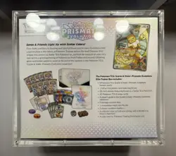 Pokemon Prismatic Evolutions Elite Trainer Box ETB Sealed With Acrylic Case - Image 2