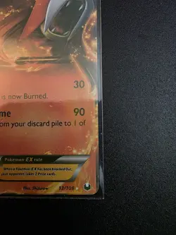 Pokemon TCG Entei EX 13/108 Dark Explorers Ultra Rare MP - Image 4