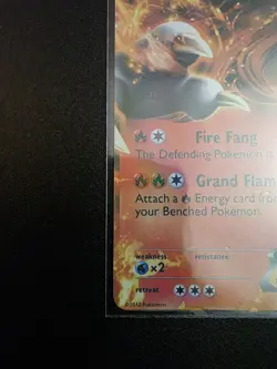 Pokemon TCG Entei EX 13/108 Dark Explorers Ultra Rare MP - Image 5