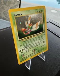 Pokemon Neo Discovery Yanma #17/75 Holo Rare 2001 TCG LP - Image 2