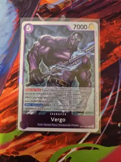 One Piece TCG Vergo OP14-061 Foil R The Azure Sea's Seven - Image 1