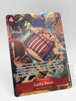 Lucky.Roux (TR) OP09-015 A Fist of Divine Speed Foil NM One Piece TCG - Image 2