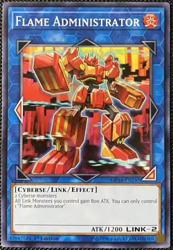 Flame Administrator MP18-EN197 2018 Mega-Tins Mega Pack 1st Edition Yugioh Card - Image 1