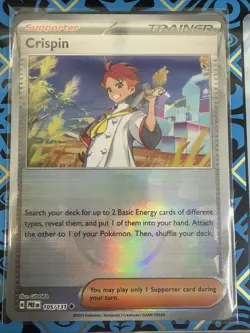 Crispin - 105/131 - Pokeball Holo - Prismatic Evolutions - NM/M - Pokemon Card - Image 1