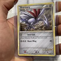 Pokemon TCG Skarmory HS-Undaunted 21/90 Regular Rare Pokemon NM/MT Non Holo Card - Image 2