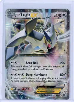 Lugia EX - 68/98 - Pokemon Ancient Origins XY Ultra Rare Card ! - Image 1