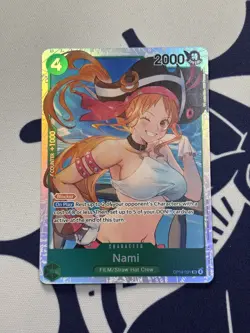 Nami OP14-031 SR Foil - The Azure Sea’s Seven One Piece Card - Image 1