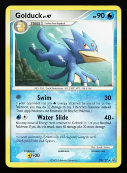 Golduck 29/127 Rare Platinum Pokemon Card - Image 1