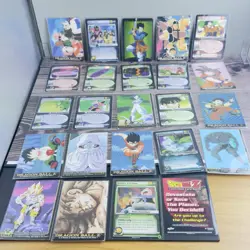 Dragon Ball Z CCG Lot of 24 Cards – Vintage Score DBZ – Heavily Played - Image 1