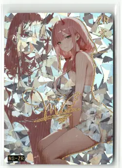 ZERO TWO 02 NS-ZR PRISM HOLOGRAPHIC GIRLS STORY Anime Collectible Card - Image 1