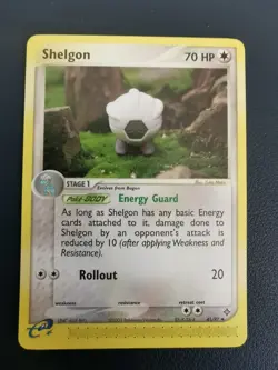 Pokemon Card Shelgon 41/97 EX Dragon Uncommon - Image 1