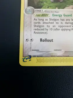 Pokemon Card Shelgon 41/97 EX Dragon Uncommon - Image 4