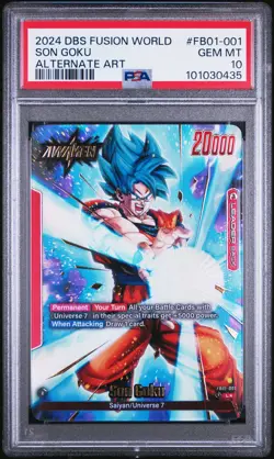 2024 DRAGON BALL SUPER CARD GAME FUSION WORLD AWAKENED PULSE #FB01-001 SON GO... - Image 1