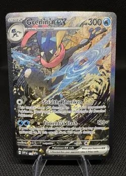 Greninja ex 132 Sv: Scarlet & Violet Promo Cards Holo 100% AUTHENTIC MINT - Image 1