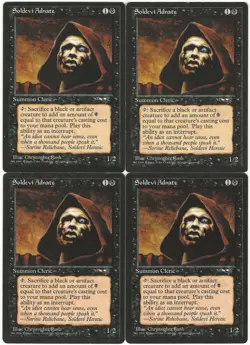 MTG Soldevi Adnate x4 Alliances Common LP/MP Playset - Image 1