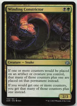 Winding Constrictor 140 Uncommon Aether Revolt MP MTG - Image 1
