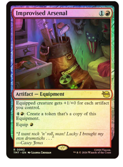 Improvised Arsenal - Foil Teenage Mutant Ninja Turtles MTG - Image 1