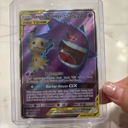 2019 Pokemon Sun & Moon Team Up Gengar & Mimikyu GX Tag Team #164/181 - Image 2