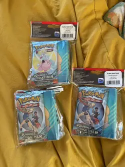 Pokemon Journey Together, Mini Portfolio Plus Pack X3 - Image 1