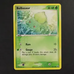 Bulbasaur 55/112 EX Fire Red & Leaf Green Pokemon TCG VG Condition - Image 1