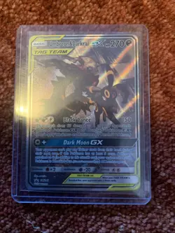 Pokemon TCG Sun & Moon Black Star Promo Umbreon & Darkrai GX SM24 - Image 1