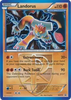 1x Landorus - BW79 - Promotional Moderately Played Pokemon BW - Black Star Promo - Image 1