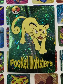 Pokemon Holo Vintage Pocket Monsters Vending Prism Sticker Nintendo collections - Image 1