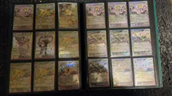 Pokemon TCG Binder Collection. Prismatic promo, Gold mewtwo, glass birds &more - Image 1