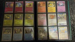 Pokemon TCG Binder Collection. Prismatic promo, Gold mewtwo, glass birds &more - Image 3