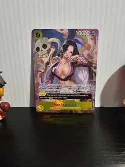 Boa Hancock OP14-112 SR Alt Art The Azure Sea’s Seven English One Piece TCG - Image 1