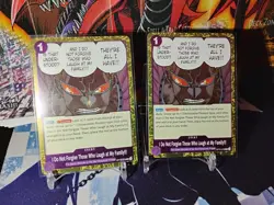 One Piece 2x I Do Not Forgive Those Who Laugh at My Family!!! (OP10-078) NM - Image 1