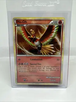 Pokemon Card 2010 HO-OH HGSS01 Holo Black Star Promo HeartGold SoulSilver NM - Image 1