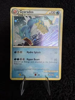GYARADOS 4/123 HeartGold & SoulSilver RARE HOLO Pokemon TCG card NM+ CLEAN - Image 1