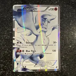 Pokemon TCG Reshiram Black & White Full Art Ultra Rare Holo Card 113/114 - Image 3