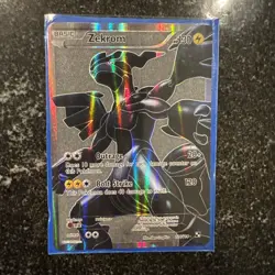 Zekrom 114/114 Black & White Base Full Art Holo Ultra Rare Pokemon Card NM!!! - Image 1