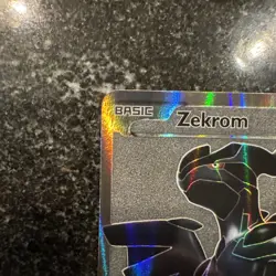 Zekrom 114/114 Black & White Base Full Art Holo Ultra Rare Pokemon Card NM!!! - Image 4