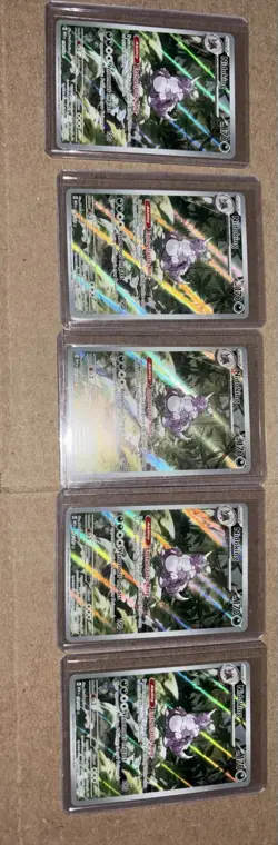 Pokemon Nidoking Sword & Shield Holo 151 Cards Lot 5x English - Image 1