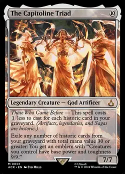 🧙The Capitoline Triad M FOIL 0001 ACR MTG - Image 1