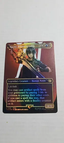 Noctis, Prince of Lucis - MTG Final Fantasy - Showcase Foil - Rare - Image 1