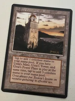 Magic the Gathering MTG Antiquities Urza's Tower (SHORE) NM (Beta Bob) - Image 1