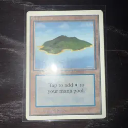 Magic The Gathering Revised Island (B) - Image 1