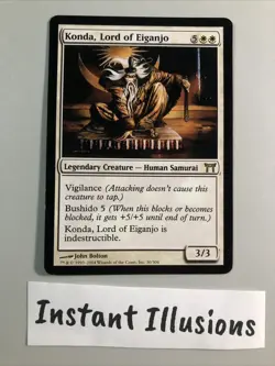 LP Konda, Lord of Eiganjo - Champions of Kamigawa Mtg Tcg - Image 1