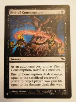 Rite of Consumption Shadowmoor Regular #76 NM+ - Image 1