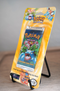Pokemon 1999 WOTC Base Set Unlimited Booster Blister Pack Venusaur Vintage - Image 3