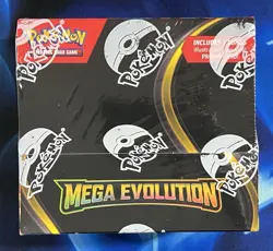 Pokemon 2025 Mega Evolution Base Booster Box Enhanced W Promo TCG Sealed Nm Mint - Image 1