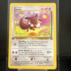 Pokemon TCG Eevee 1st Edition 51/64 Jungle Regular - Image 1